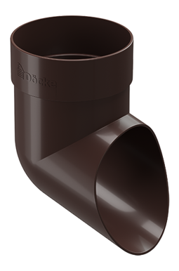 Наконечник водосточной трубы Standard Тёмно-коричневый, (RAL 8019)